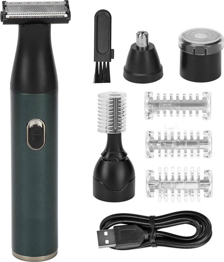 Airshiph Airshi 4 in 1 elektrische tondeuse voor heren oplaadbaar minimalistisch wasbaar voor thuis