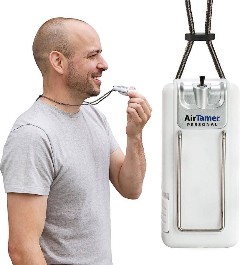 AirTamer A302 Kleine draagbare persoonlijke luchtzuiveraar lithium accu nieuwe ionisator zuiveringstechnologie effectief tegen ziektekiemen virus allergenen