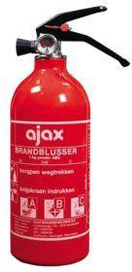 Ajax brandbeveiliging Ajax Poederblusser Inclusief wandhouder 2 KG