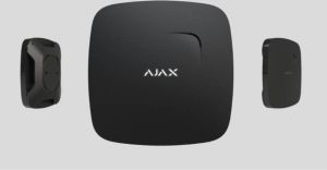 Ajax FireProtect Plus Rookmelder draadloos alarmsysteem inbraak- binnen detectie in het zwart