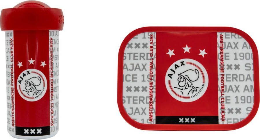 Ajax Voordeelset Lunchbox en Schoolbeker Logo