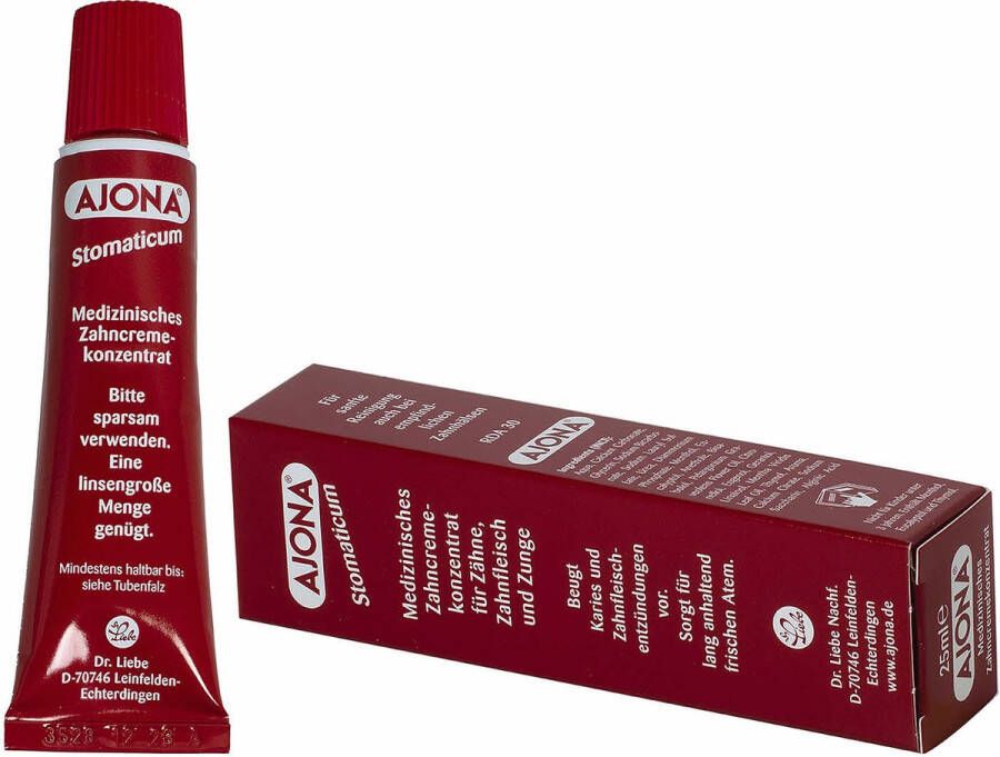 Ajona Tandpasta Classic Stomaticum 12x25ml Voordeelverpakking