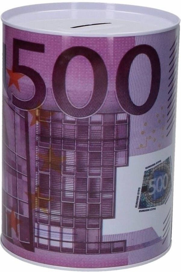 Ak-ecommerce SP500S | Spaarpot 500 euro biljet 8 5 x 12 cm blikken metalen