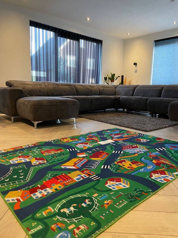 Paradiso Home Entertainment Village Speelkleed Multi Verkeerskleed 140 x 200 cm