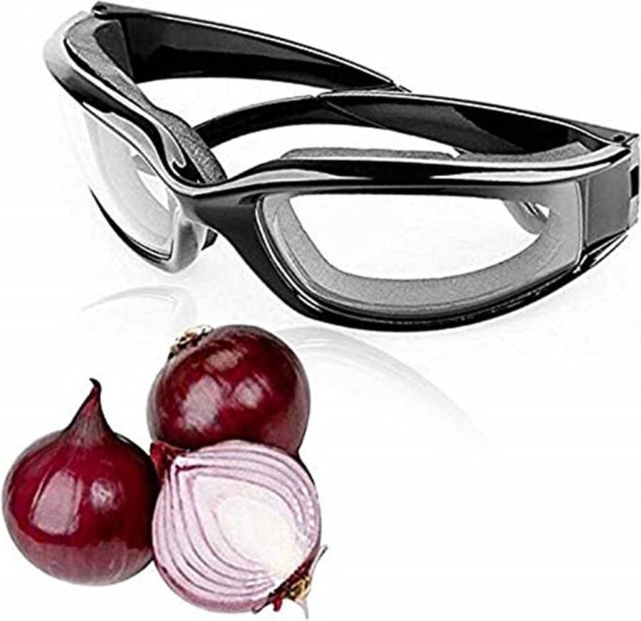 A.K.A. Ui bril – Luchtdicht – bril Keuken gadgets – Duurzaam Winddicht – Stofdicht Ogen beschermer – Comfortabel – (zwart)