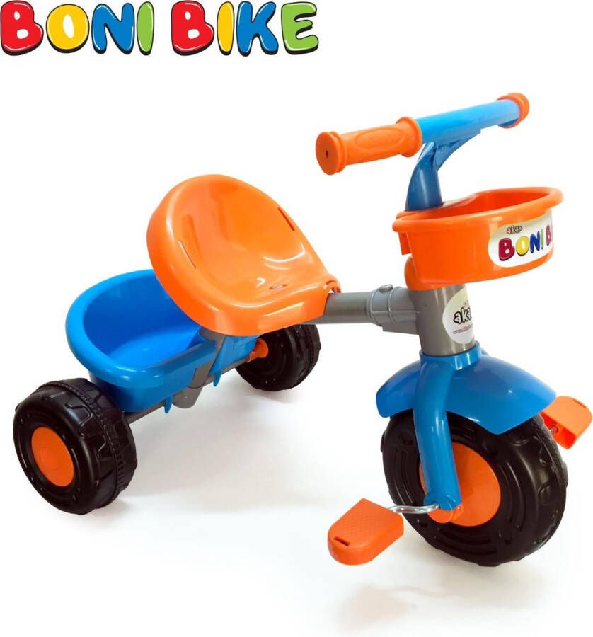 Akar Toys Bonibike 3 Wieler Driewieler Loopfiets Driewieler Loopfiets Oranje