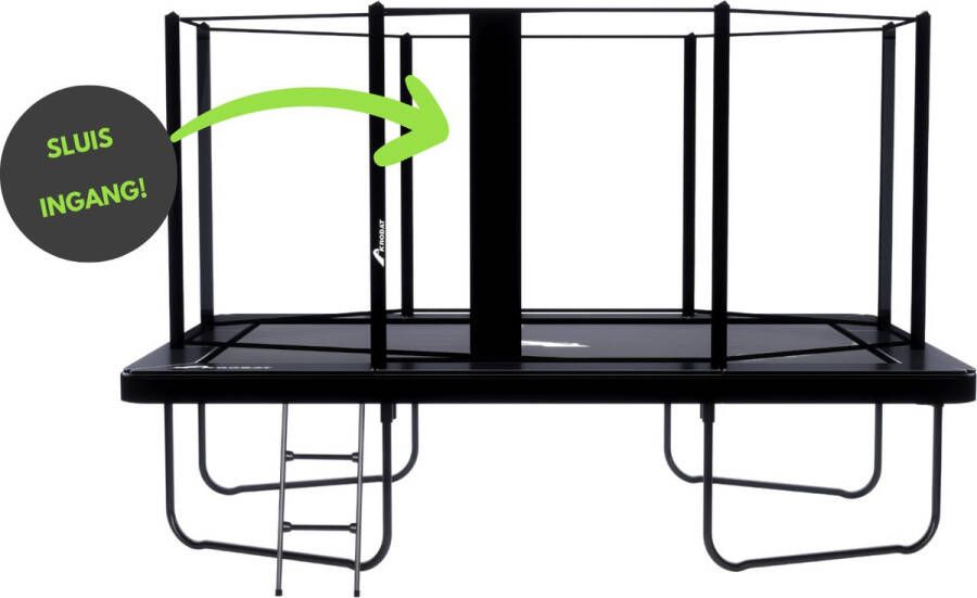 Akrobat Trampoline PRIMUS CHALLENGER 335x244 (11x8ft)inclusief veiligheidsnet