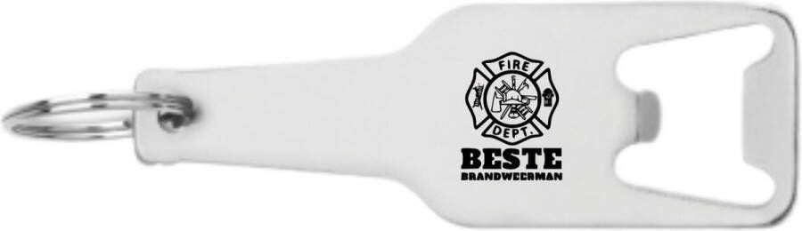 Akyol brandweerman flesopener Brandweer mensen brandweerkazerne 105 x 25mm