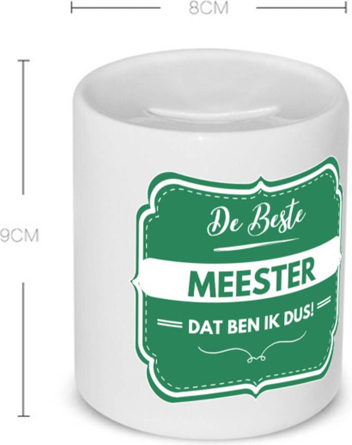 Akyol de beste meester Spaarpot Meester beste meester school verjaardagscadeau afscheidscadeau 350 ML inhoud