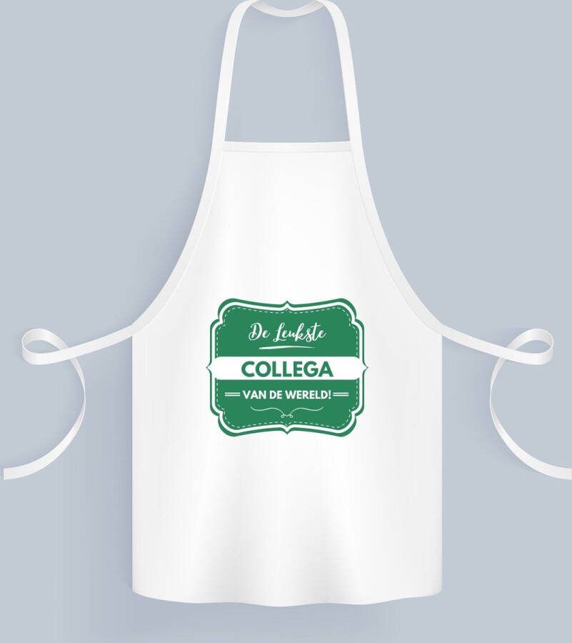 Akyol de leukste collega van de wereld Keukenschort Collega iemand die een collega is leukste ooit werk collega verjaardagscadeau kado gift geschenk afscheidscadeau welkomscadeau verrassing 82 bij 71 cm