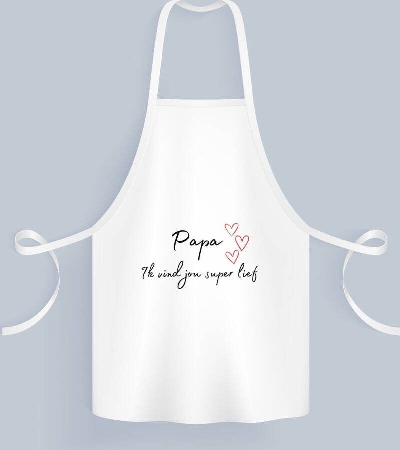 Akyol mama ik vind jou super lief Keukenschort Moeder de liefste mama moeder cadeautjes moederdag verjaardag geschenk kado 82 bij 71 cm