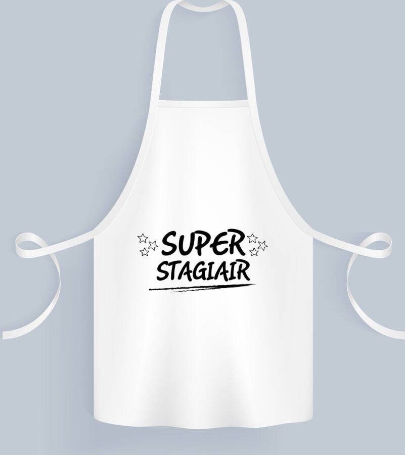 Akyol super stagiair Keukenschort Stagiair beste stagiair werk afscheidscadeau verjaardagscadeau kado 82 bij 71 cm