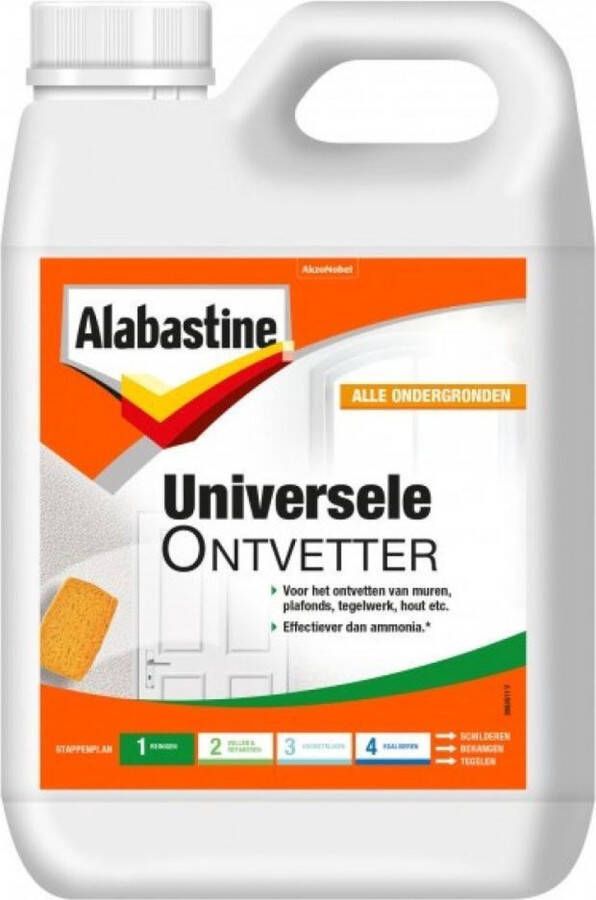 Alabastine Universele Ontvetter 2 5 liter