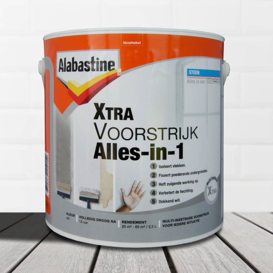 Alabastine Xtra Voorstrijk Alles In Één 2 5 L