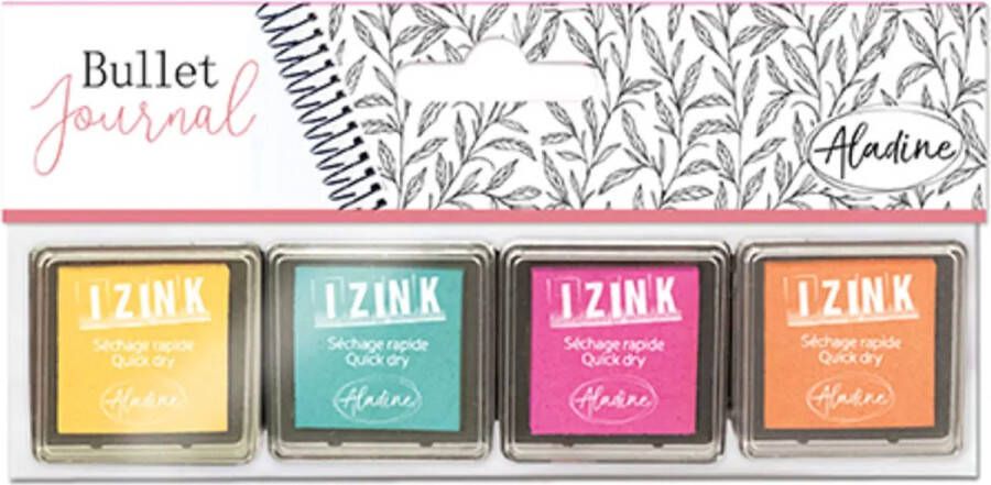 Aladine Izink Quick Dry Inktkussen Bullet Journal Set Pastel