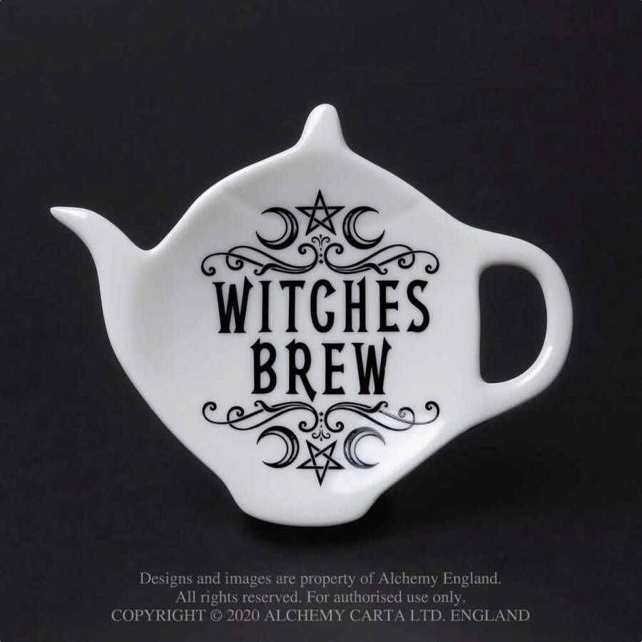 Alchemy Theelepel Theezak houder Witches Brew Wit Zwart