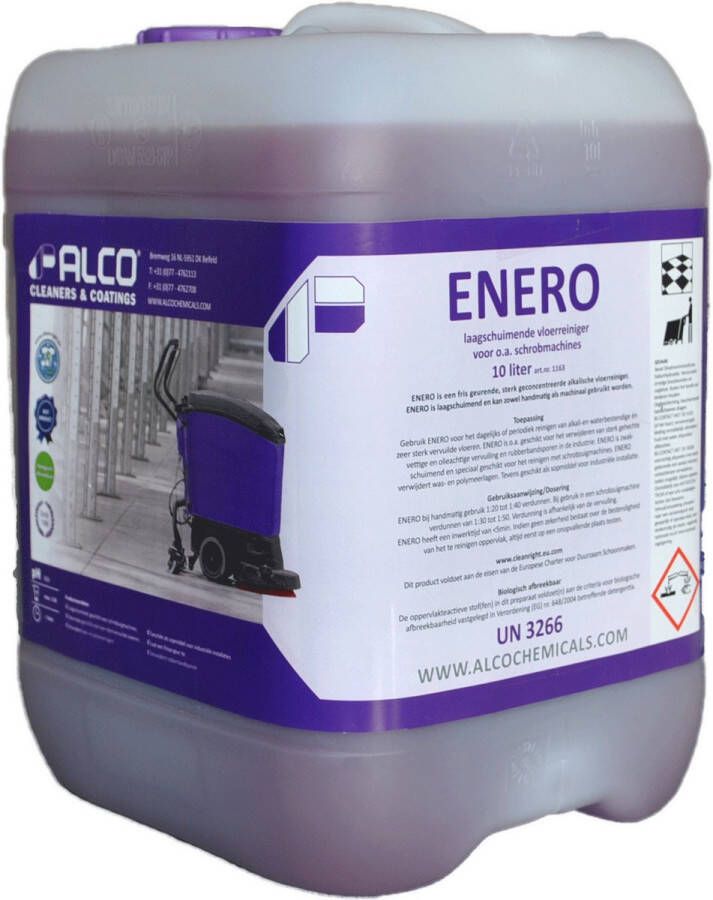 Alco Cleaners & Coatings Enero laagschuimede vloerreiniger (schrobmachine)