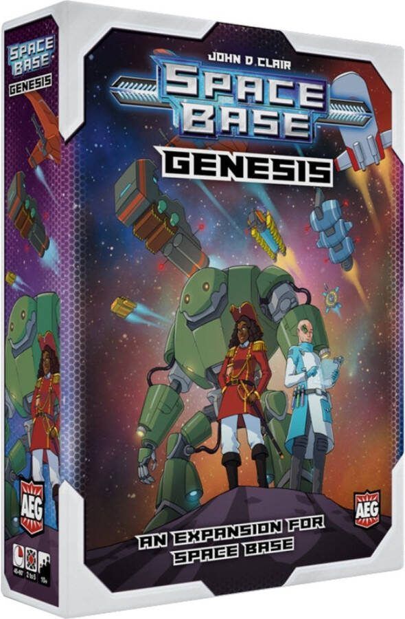 Alderac Entertainment Group Space Base Genesis Uitbreiding Dobbelspel Strategisch Bordspel Engelstalig