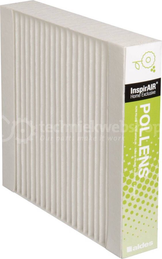 Aldes Benelux FILTER POLLEN INSPIRAIR SIDE240 verkoop per: 1 x 1 stuk 11023340 3542280233404 Type toebehoren onderdelen: Filter