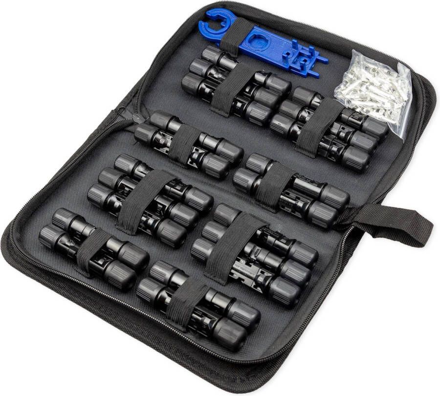 ALDORR MC4 Connector set 20 stuks Inclusief spanners Zonnepanelen Solar Panel Solar Kabel