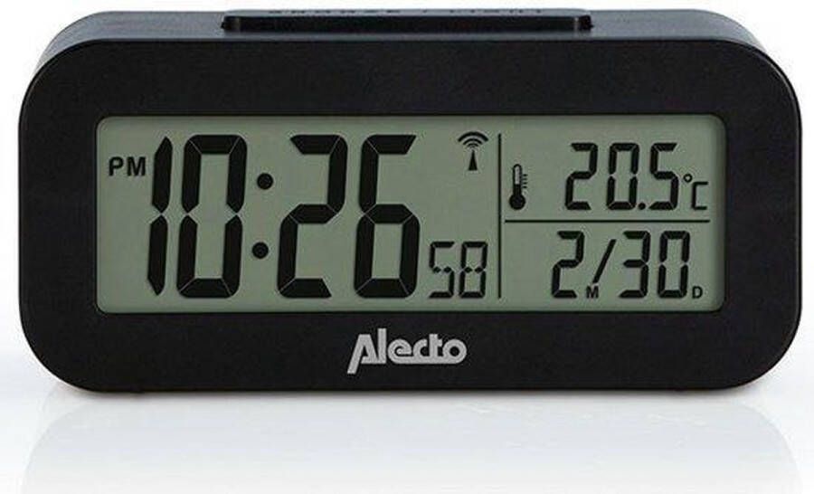 Alecto AK-30 Wekker verlicht display temperatuur en luchtvochtigheid