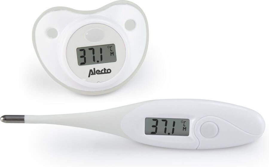 Alecto BC-04 Digitale Baby Thermometerset Punt en Fopspeen