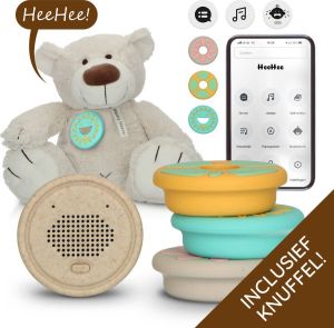 Alecto HeeHee met Knuffelbeer Baby Spraak Button Maak van je Knuffel een Interactief Vriendje