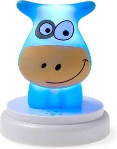 Alecto NAUGHTY COW LED nachtlampje koe blauw