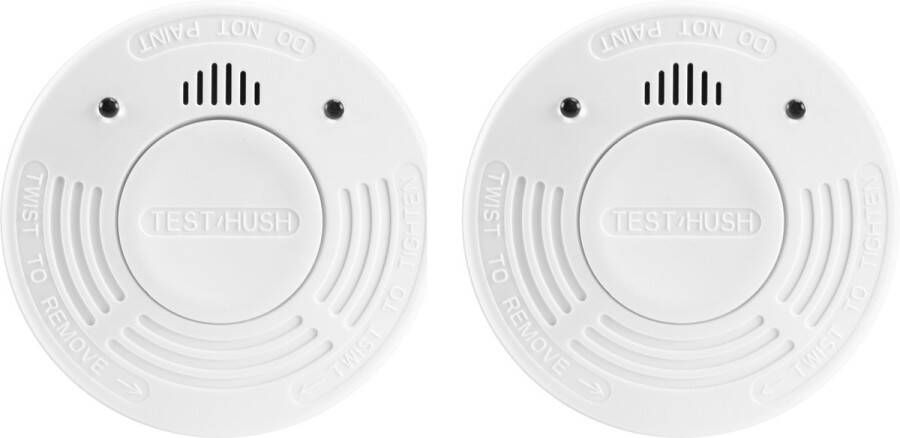 Alecto SA-110 DUO Rookmelder 10 jaar batterij Voldoet aan Europese norm EN14604 2 stuks