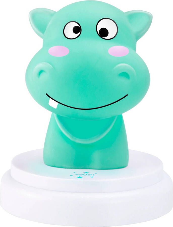 Alecto SILLY HIPPO LED nachtlampje nijlpaard blauw