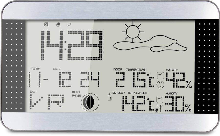 Alecto WS-1700 Professioneel Weerstation met draadloze Buitensensor 2-in-1