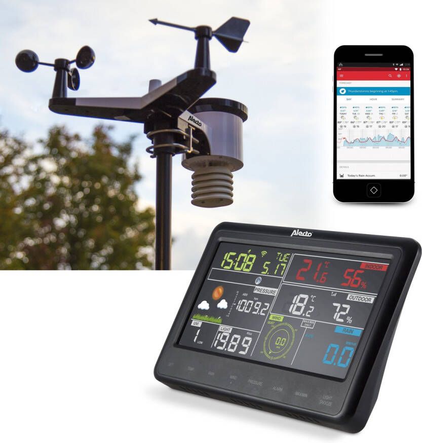Alecto Weerstation WS-5500 | Weerstations | Huishouden&Woning Klimaatbeheersing | 8712412573936