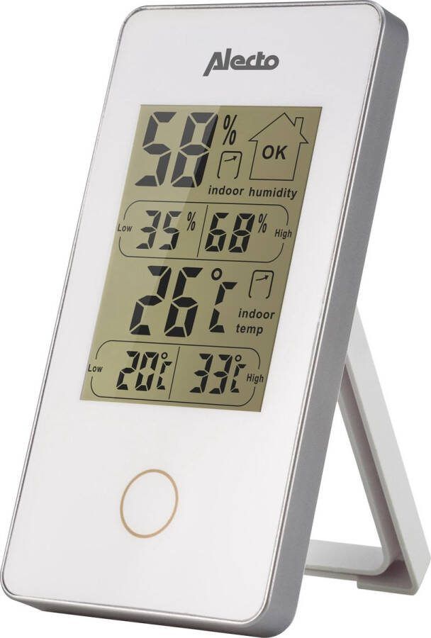 Alecto Ws-75 Digitale Binnenthermometer Wit