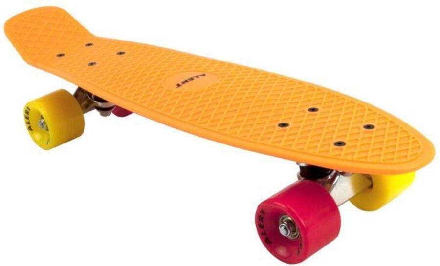 ALERT Skateboard Neon Oranje 55 cm