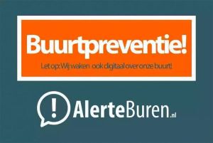 AlerteBuren.nl Set van 15 Buurtpreventie BuurtApp BuurtWhatsApp Deurstickers
