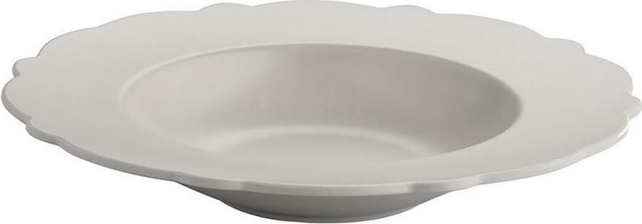 Alessi Dressed Air Diep bord 23cm melamine Lichtgrijs
