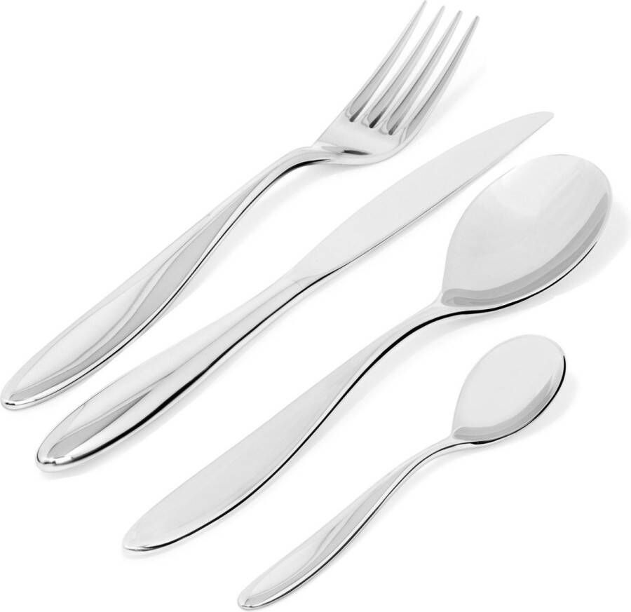 Alessi Bestekset Mami SG38S24M Monoblock 24 delig 6 personen door Stefano Giovannoni