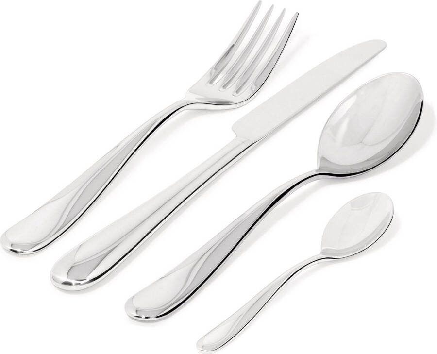 Alessi Bestekset Nuovo Milano 5180S24M Monoblock 24-delig 6 personen door Ettore Sottsass