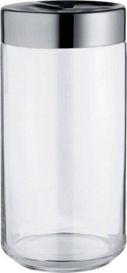 Alessi Julieta Voorraadpot 150 cl glas rvs