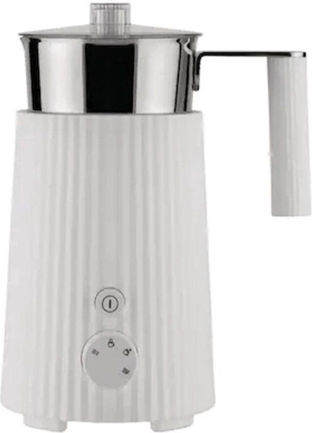 Alessi Melkopschuimer Plissé Wit Michele de Lucchi MDL13 W