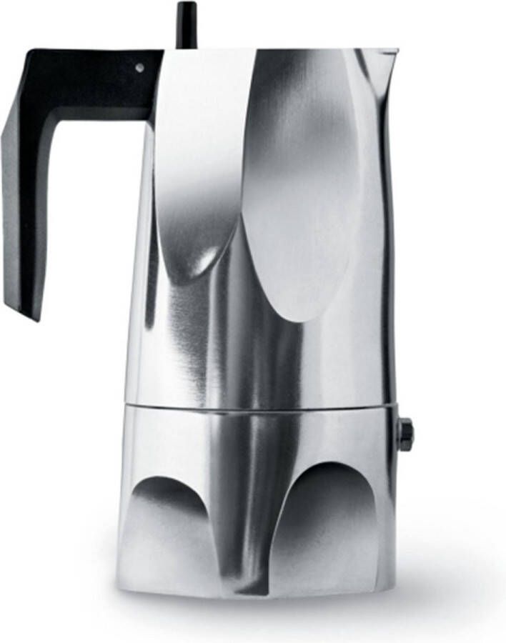 Alessi Percolator Ossidiana MT18 3 kops door Mario Trimarchi