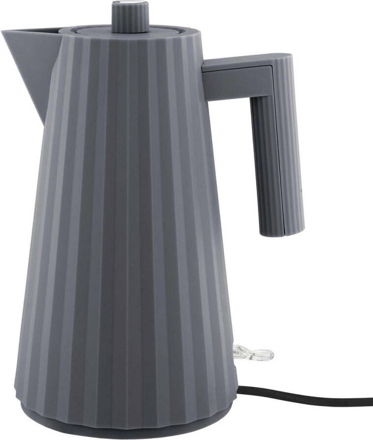 Alessi Plisse Electrische Waterkoker grijs
