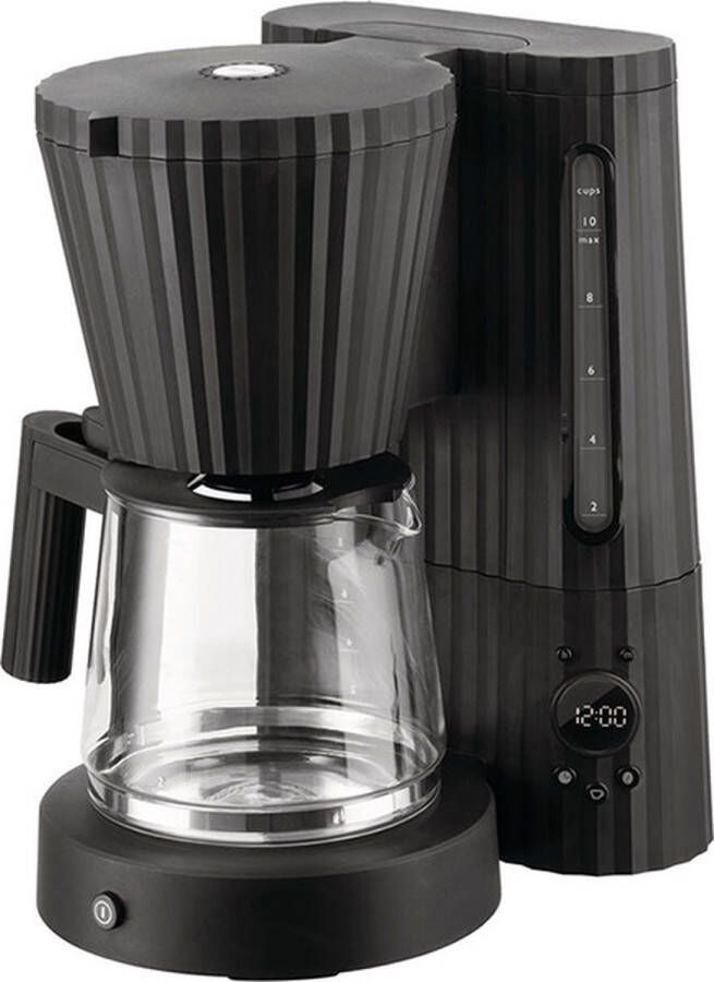 Alessi Plissé Elektrisch-Filter-Koffiezetapparaat-Zwart