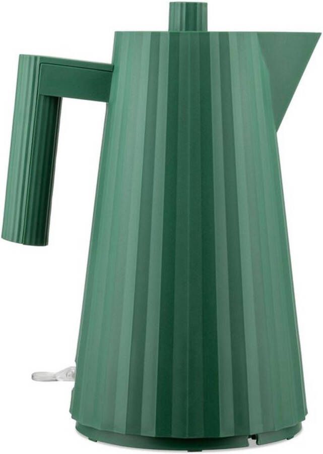 Alessi Waterkoker Plissé droogkookbeveiliging groen Michele de Lucchi 1.7 liter MDL06 GR