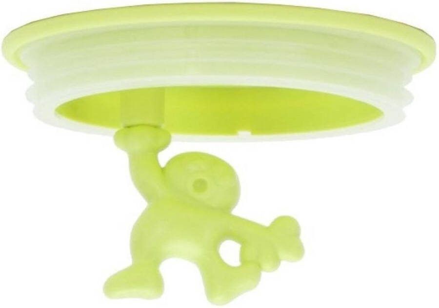 Alessi Reserve Deksel voor voorraadpot Gianni A Little Man Holding A Tight Lime