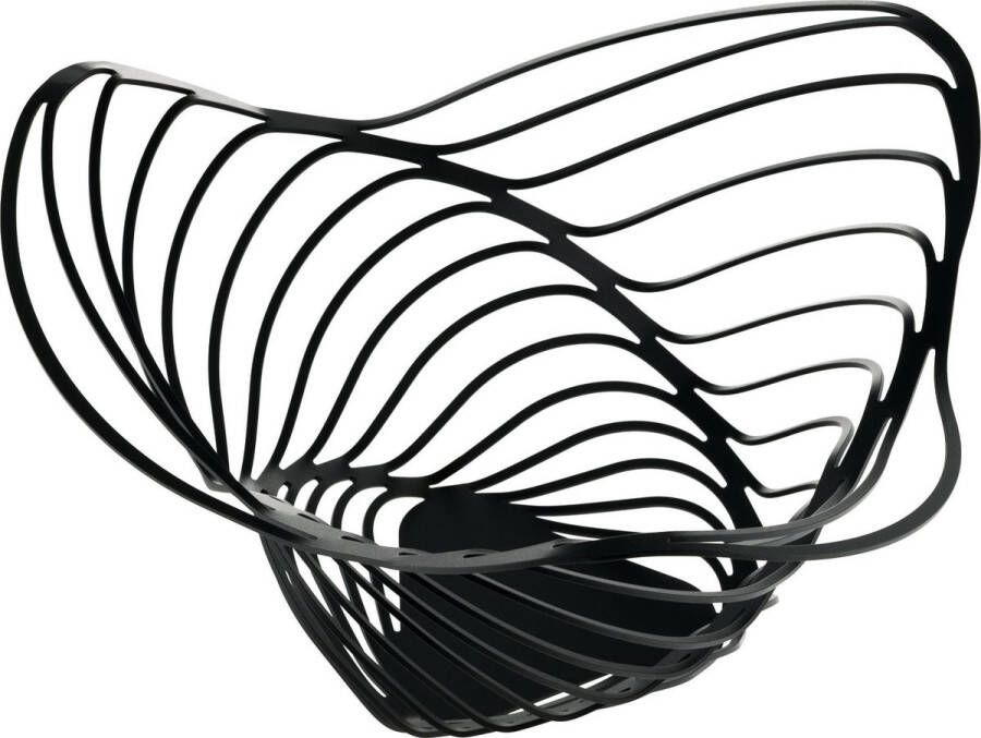 Alessi TRINITY SCHAAL FRUITSCHAAL 33 H16CM ZWART