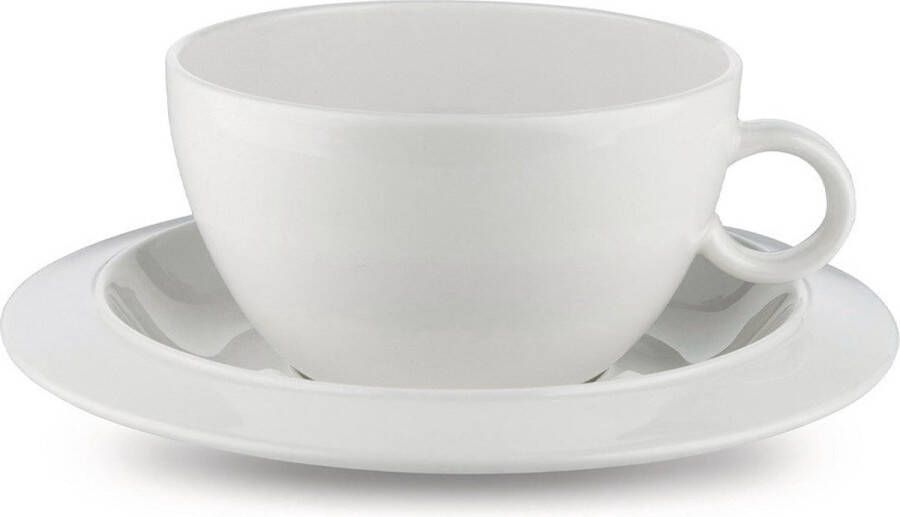 Alessi Twee Kop-met-schotel-Thee-Set-Bone-China