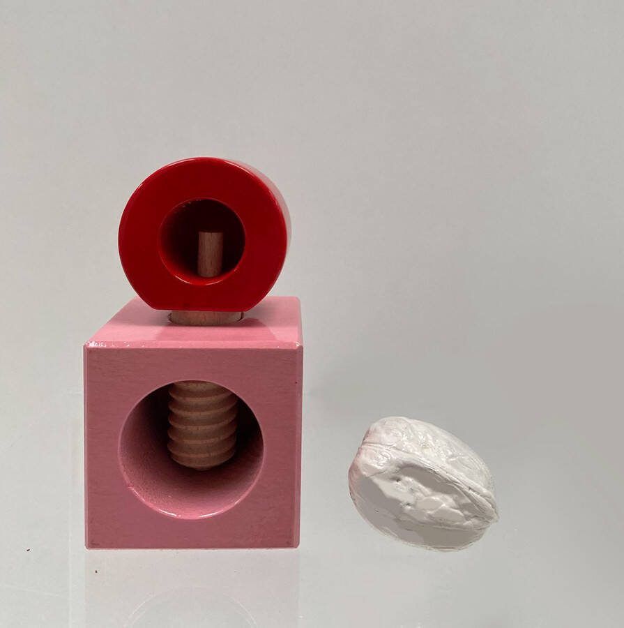 Alessi Twergi zout- notenkraker roze rood