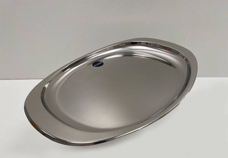 Alessi Vlakke Schaal-RVS-41x 28.5 cm