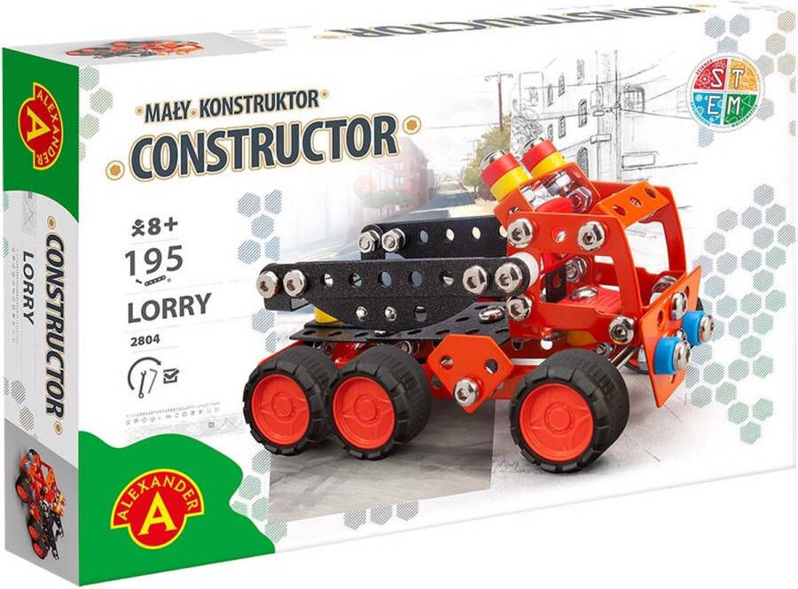 Alexander Toys Alexander Speelgoed Constructor Vrachtwagen 195st